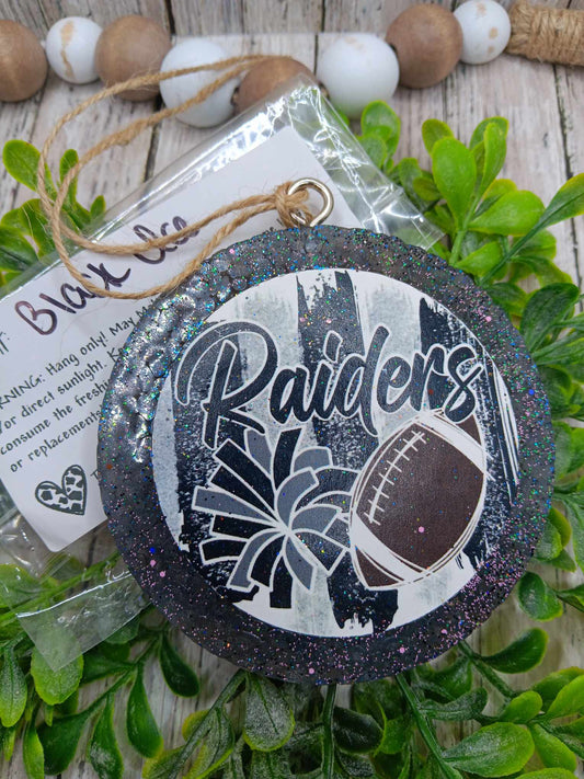 East Paulding Raiders Freshie - Scented in Black Ice