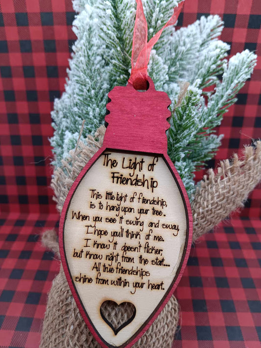 The Light of Friendship Ornament