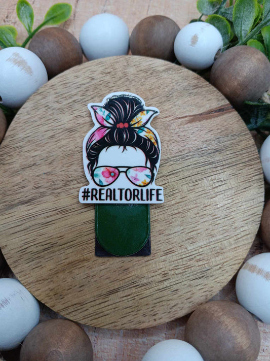 #Realtorlife Magnetic Bookmark