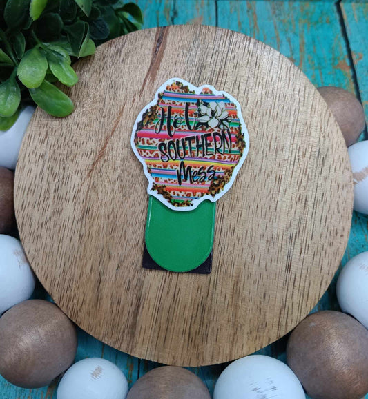 Hot Southern Mess Magnetic Bookmark