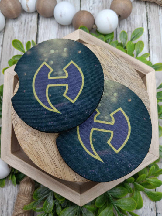 Hiram Hornets High School Car Coaster Set