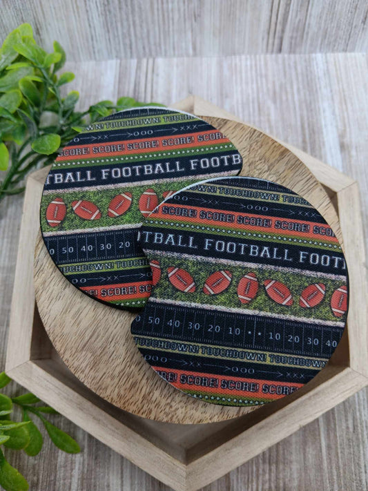 Football Car Coaster Set