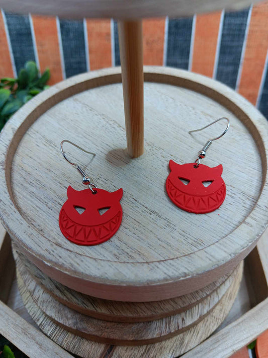 Red Devil Earrings