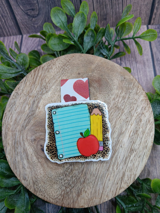 Teacher Themed Magnetic Bookmark