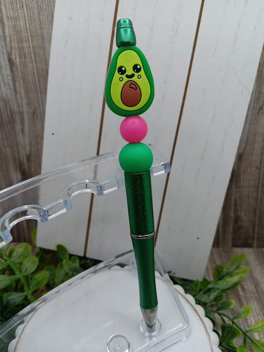Avocado Beaded Ink Pen