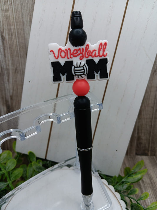 Volleyball Beaded Ink Pen