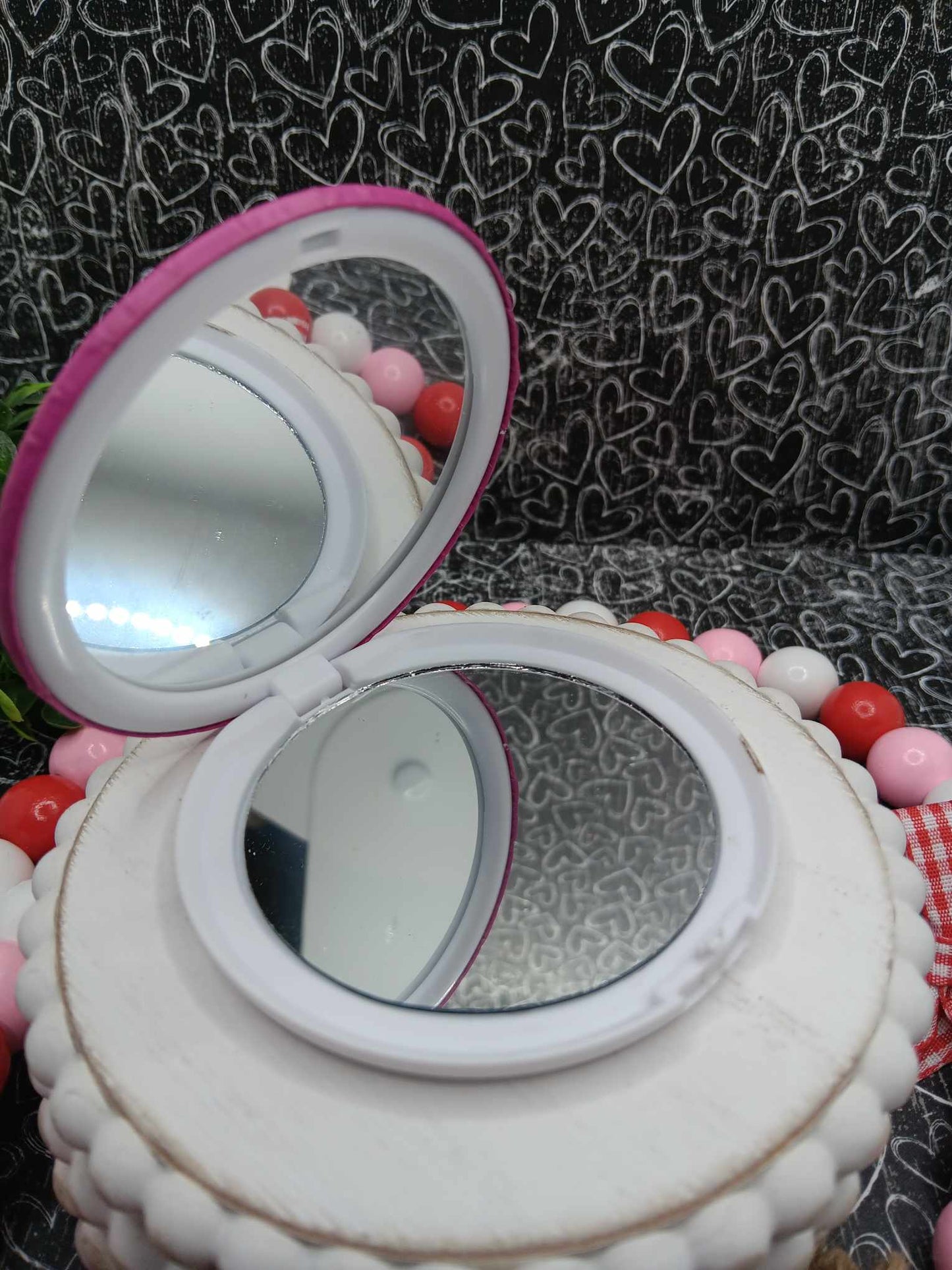 Sleeping Unicorn Double Sided Cosmetic Mirror