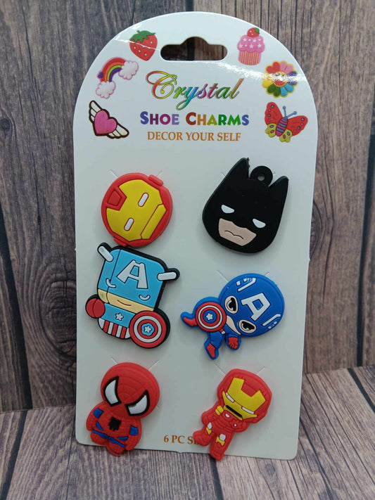 Superhero Shoe Charm Accessory