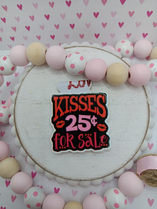 Kisses for Sale 25 Cents Magnetic Bookmark