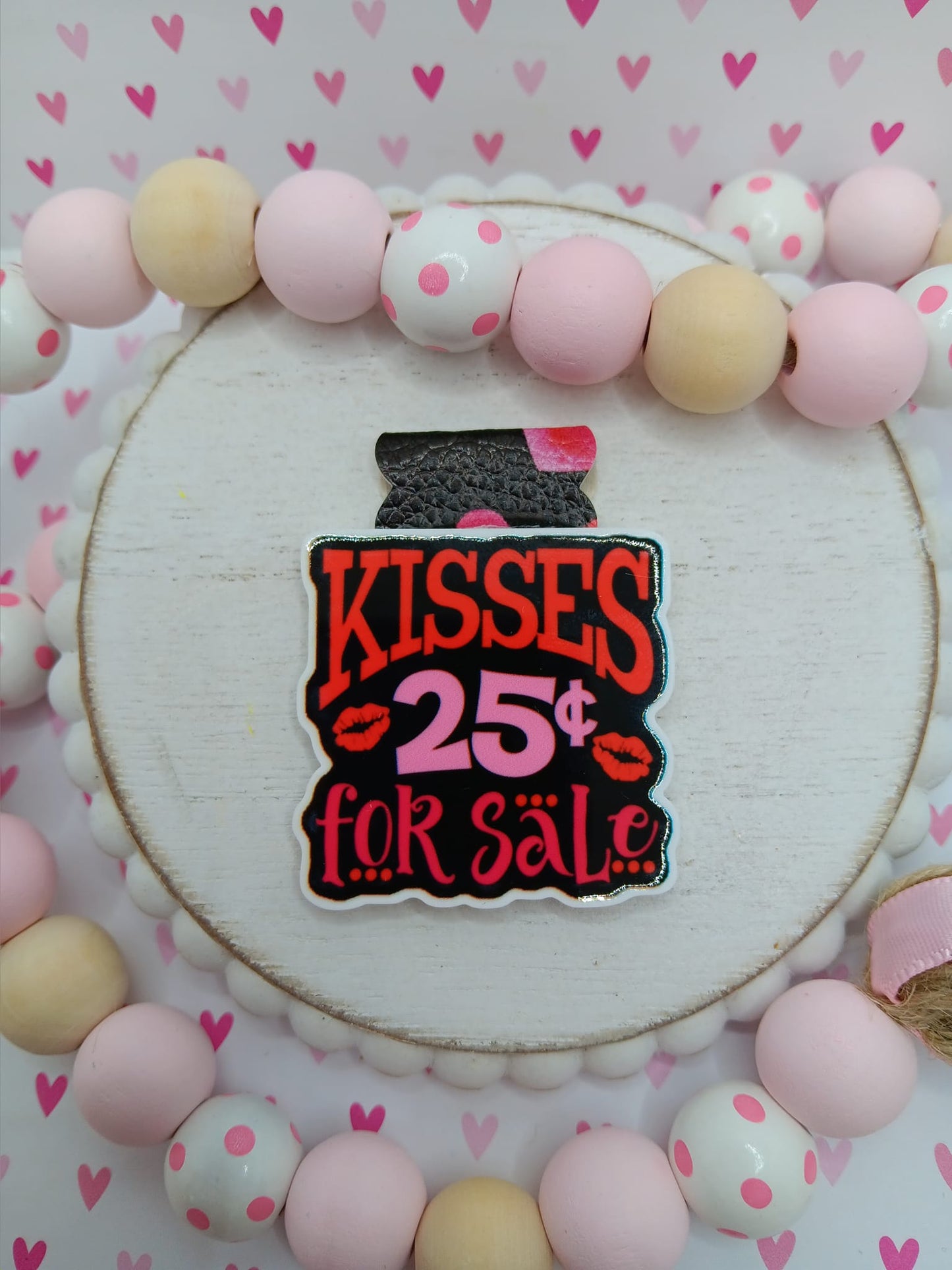 Kisses for Sale 25 cents Magnetic Bookmark