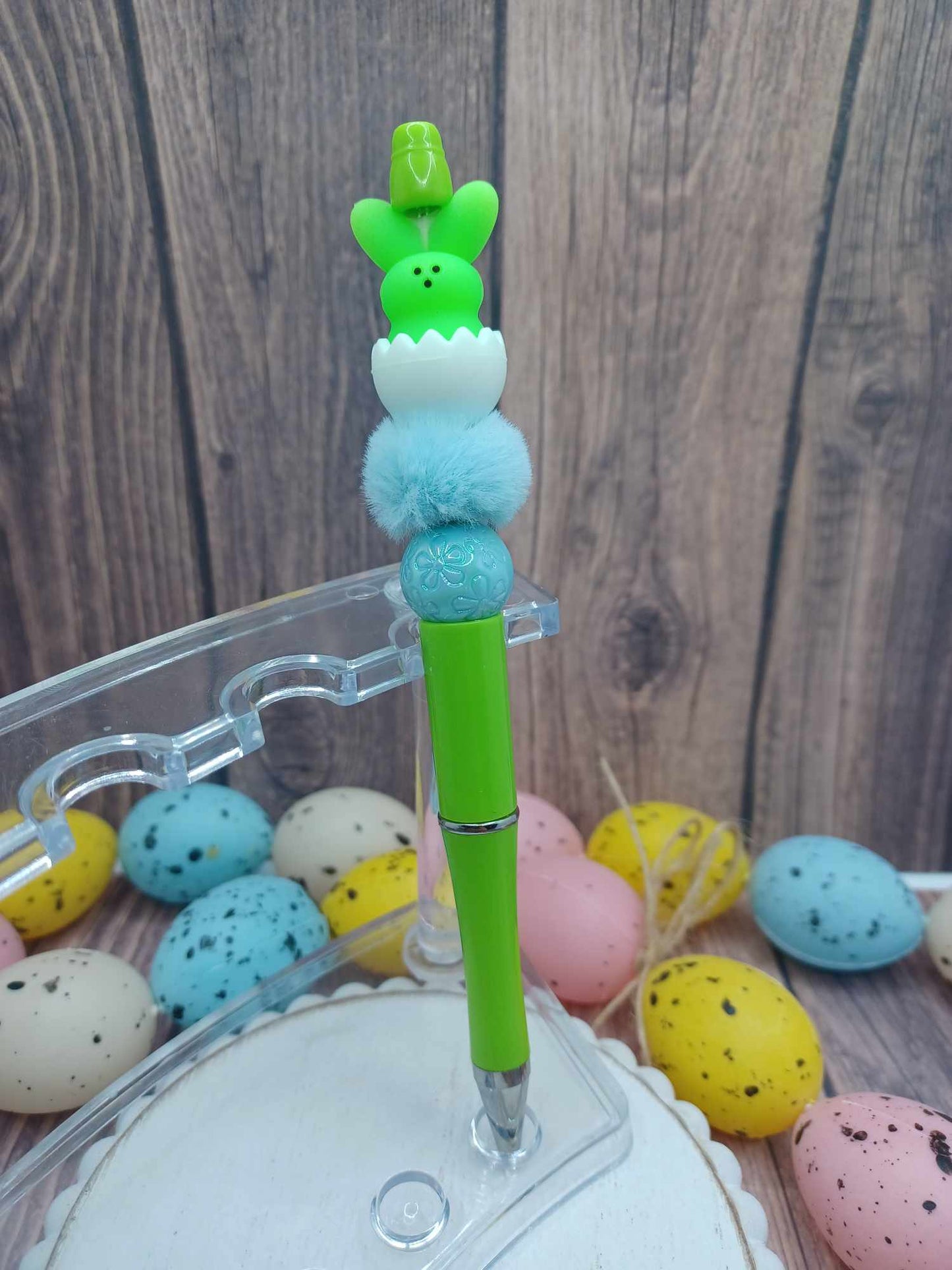 Green Easter Peep Pen