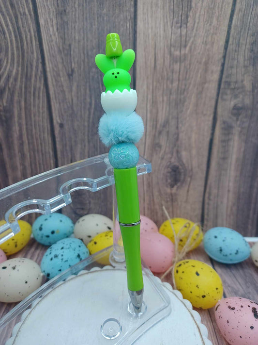 Green Easter Peep Pen