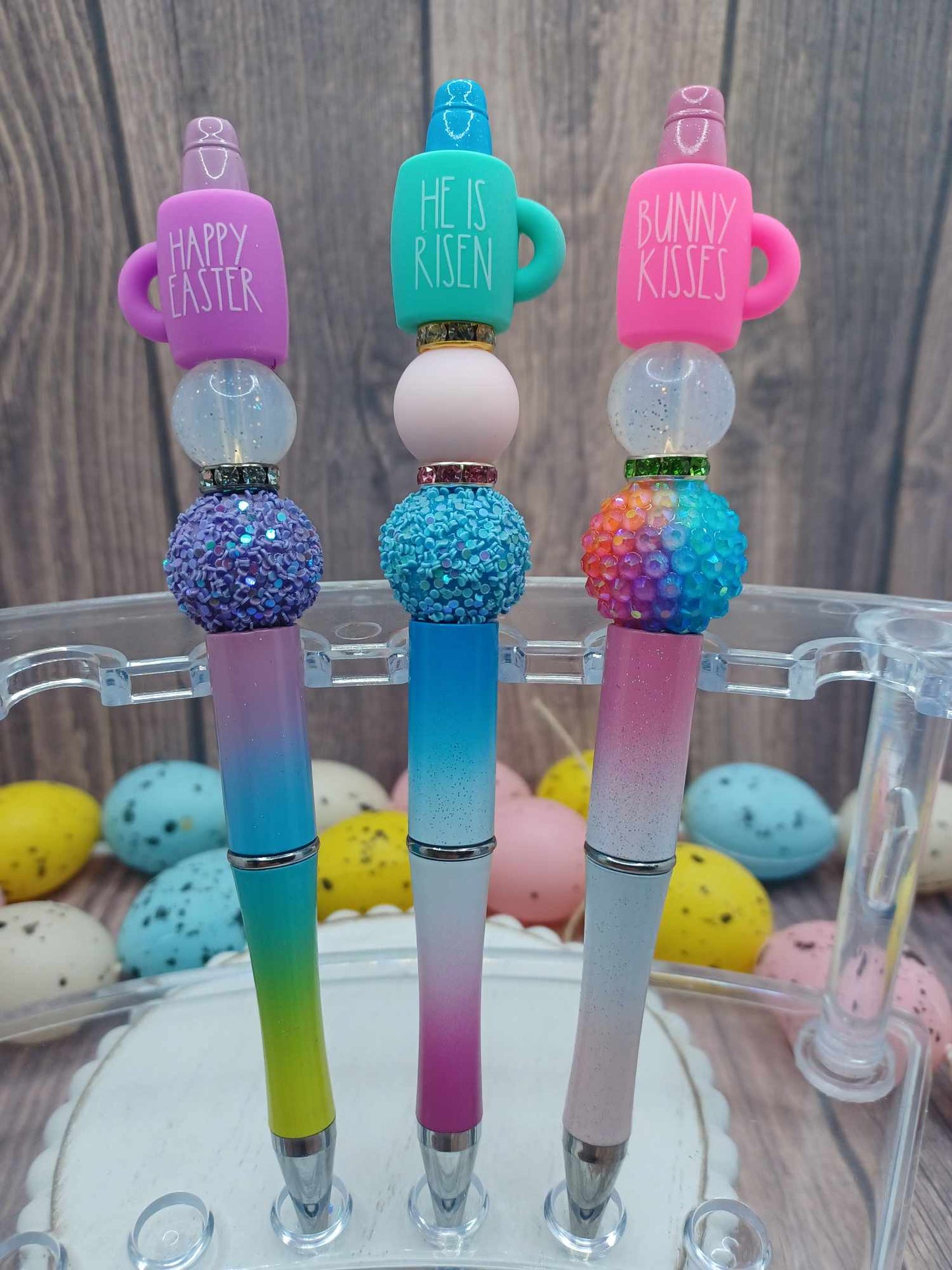 Happy Easter Beaded Ink Pen
