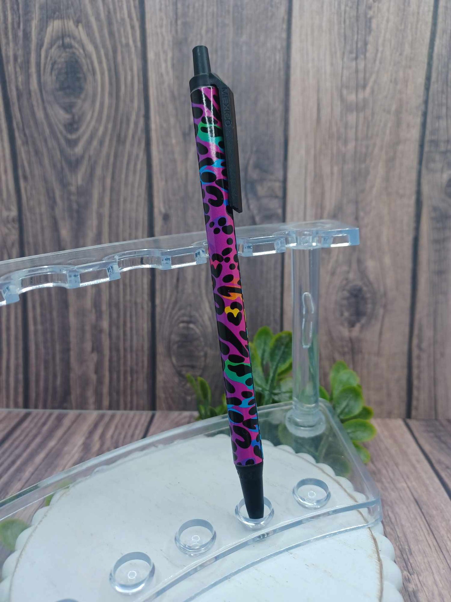 Multicolored Leopard Ink Pen