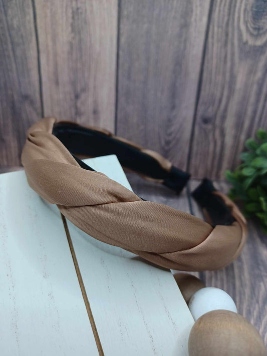 Brown Braided Style Headband