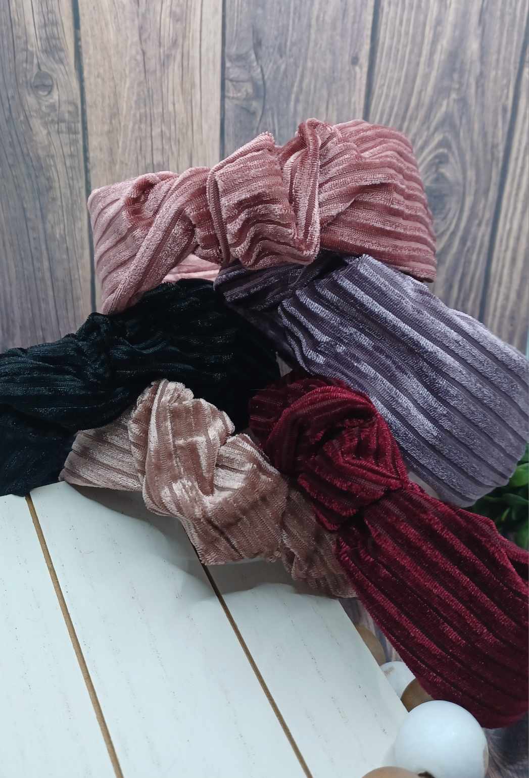 Deep Purple Velvet Headband