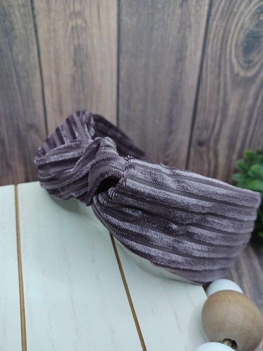 Purple Velvet Headband