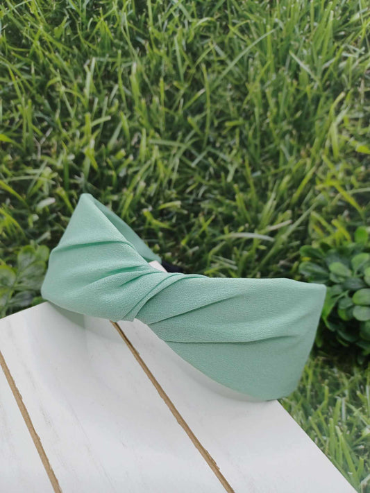 Mint Gathered Headband