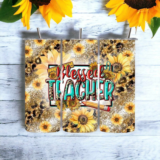 PREORDER - Blessed Teacher 20oz Tumbler