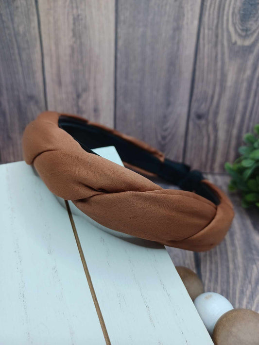 Mocha Braided Style Headband