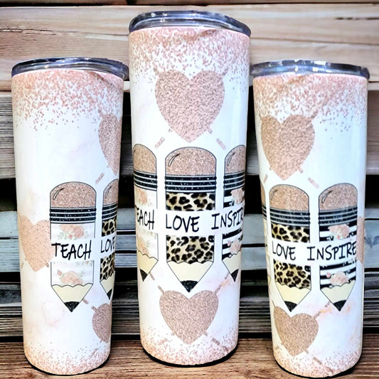 PREORDER - Teach Love Inspire 20 oz Tumbler