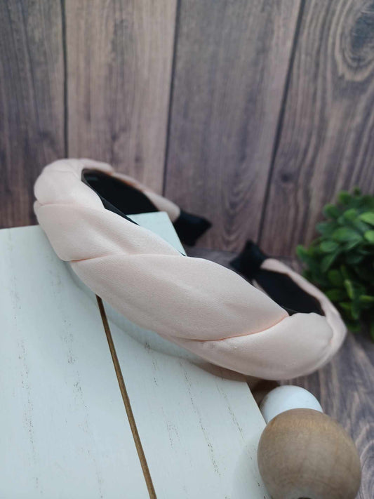 Cream Braided Style Headband