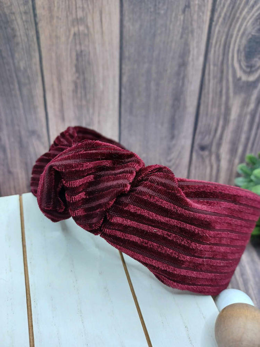 Deep Purple Velvet Headband