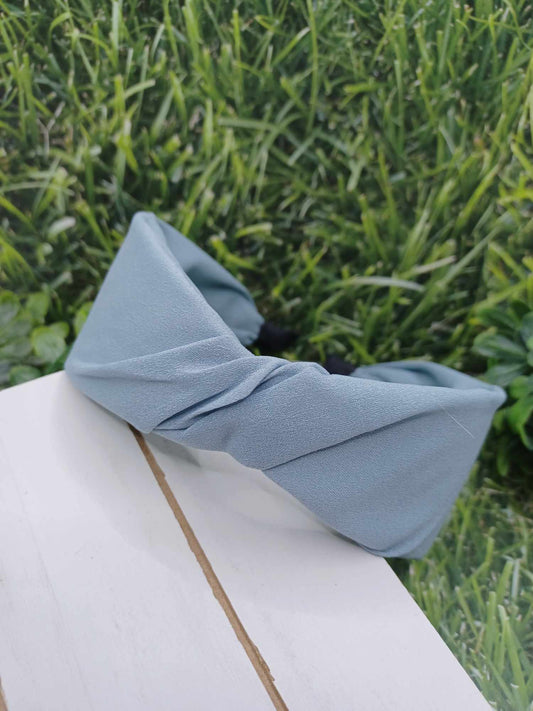 Light Blue Gathered Headband