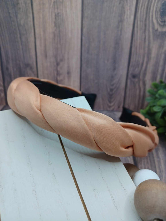 Peach Braided Style Headband