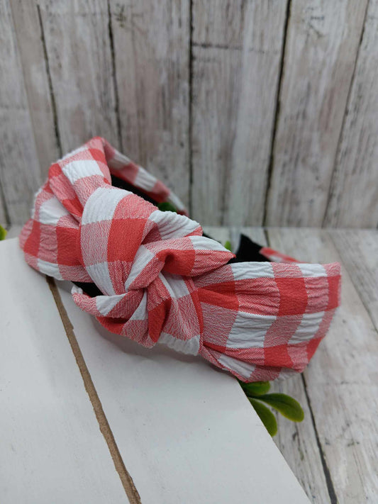 Red & White Picnic Inspired Headband