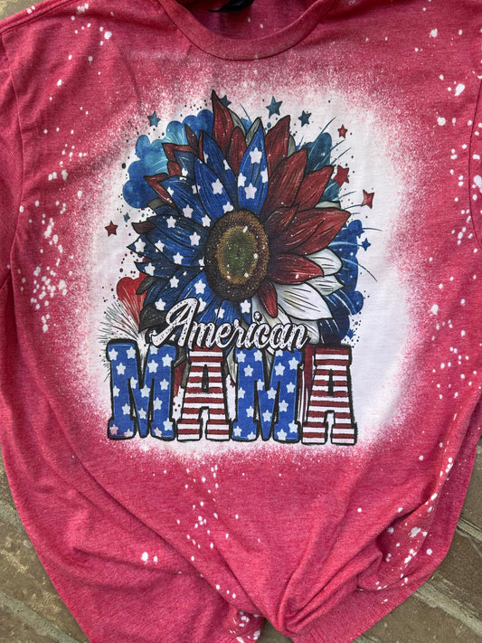 PREORDER - American Mama Bleached T-shirt