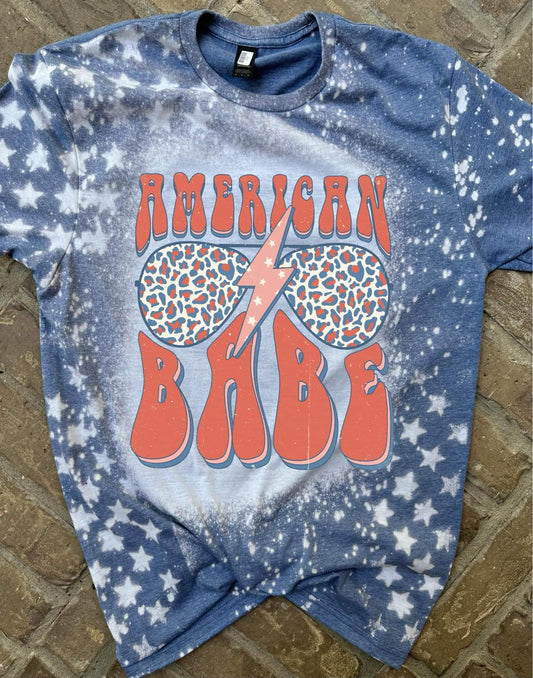 PREORDER - American Babe Bleached T-shirt