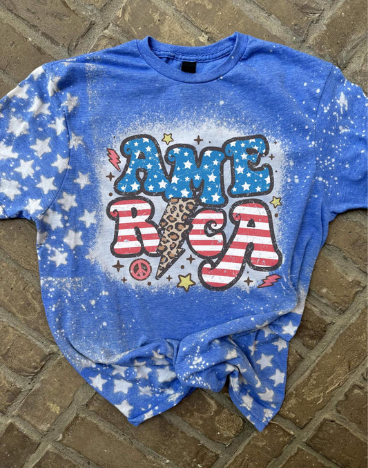 PREORDER - America Bleached T-shirt
