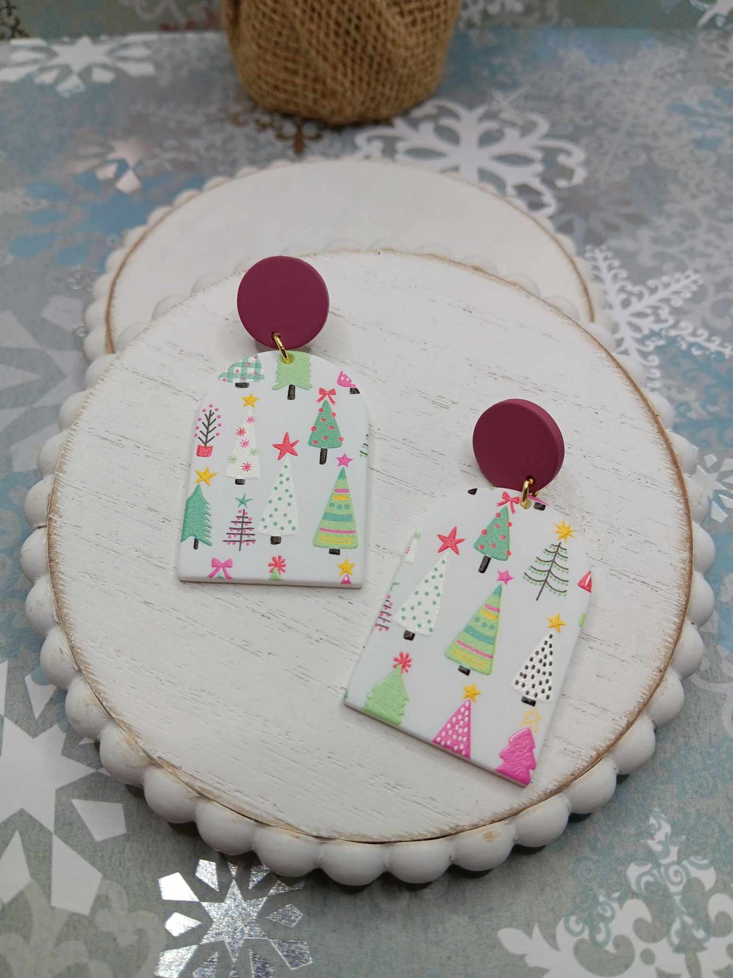 Christmas Tree Earrings