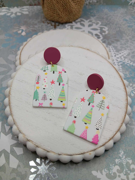 Christmas Tree Earrings