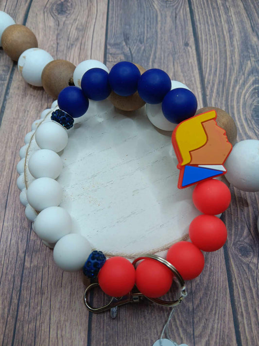 TRUMP Beaded Wristlet