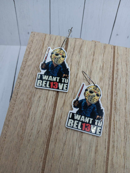 I want to BEL13VE Earrings