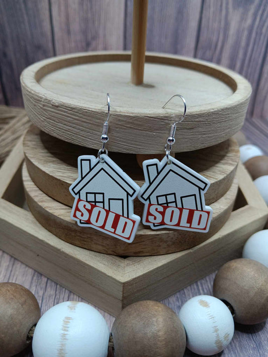 SOLD Realtor Earrings