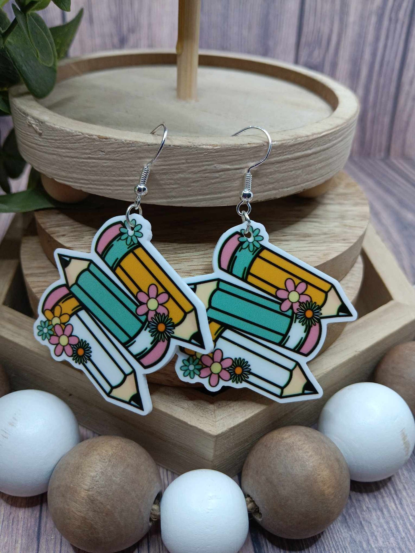 CUTE Pencil Earrings
