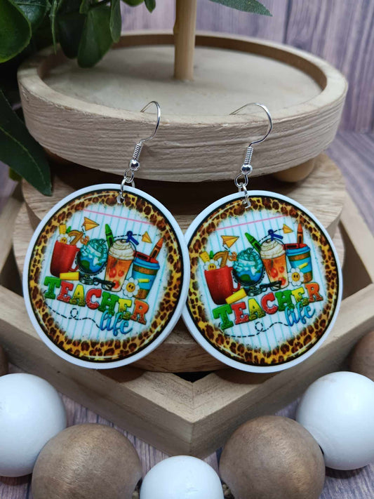 Teacher Life Earrings