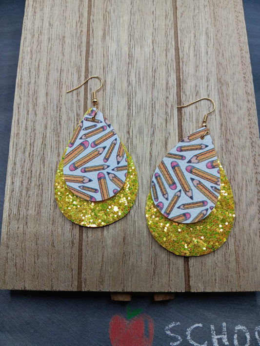 Cute Pencil Earrings