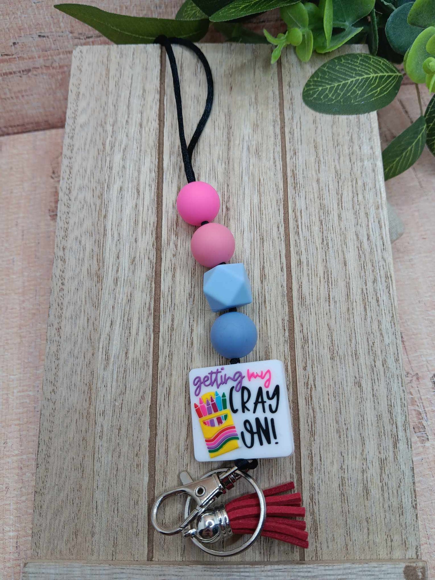 Getting my cray on Beaded Lanyard