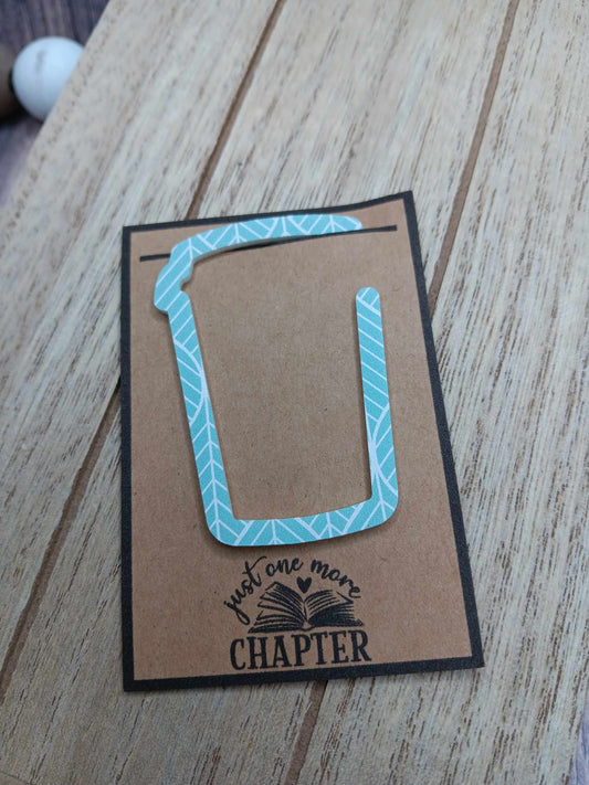 Light Blue Coffee Cup Bookmark