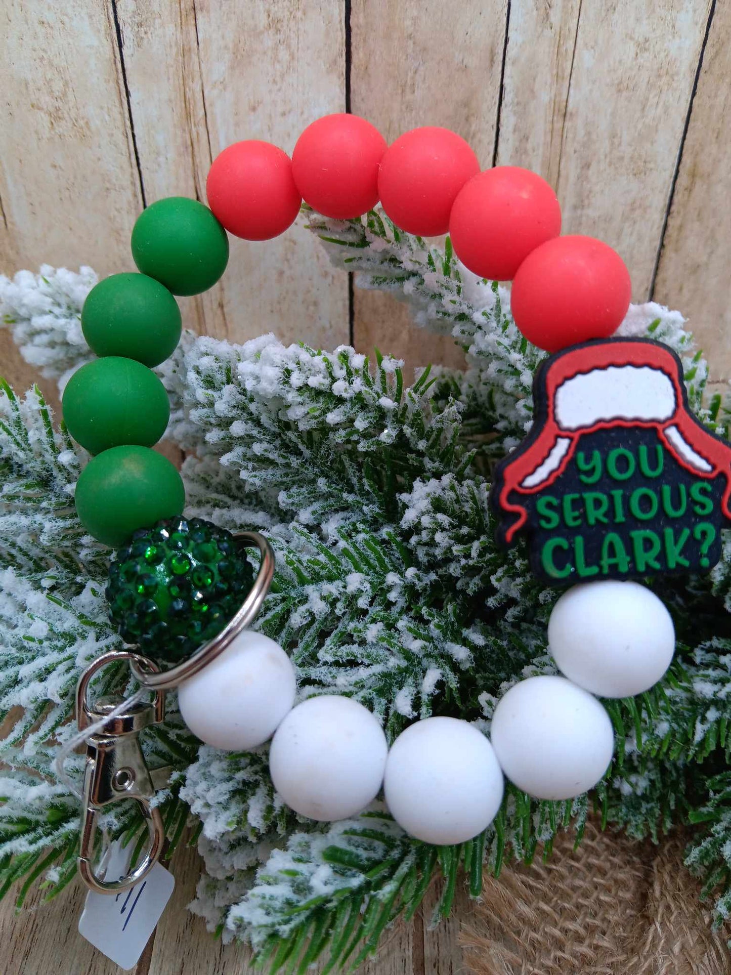 You Serious Clark Beaded Wristlet