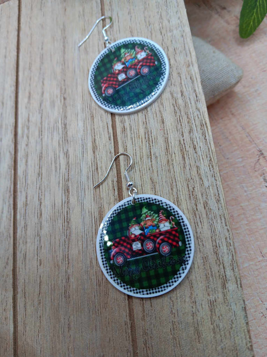 Christmas Gnome Earrings