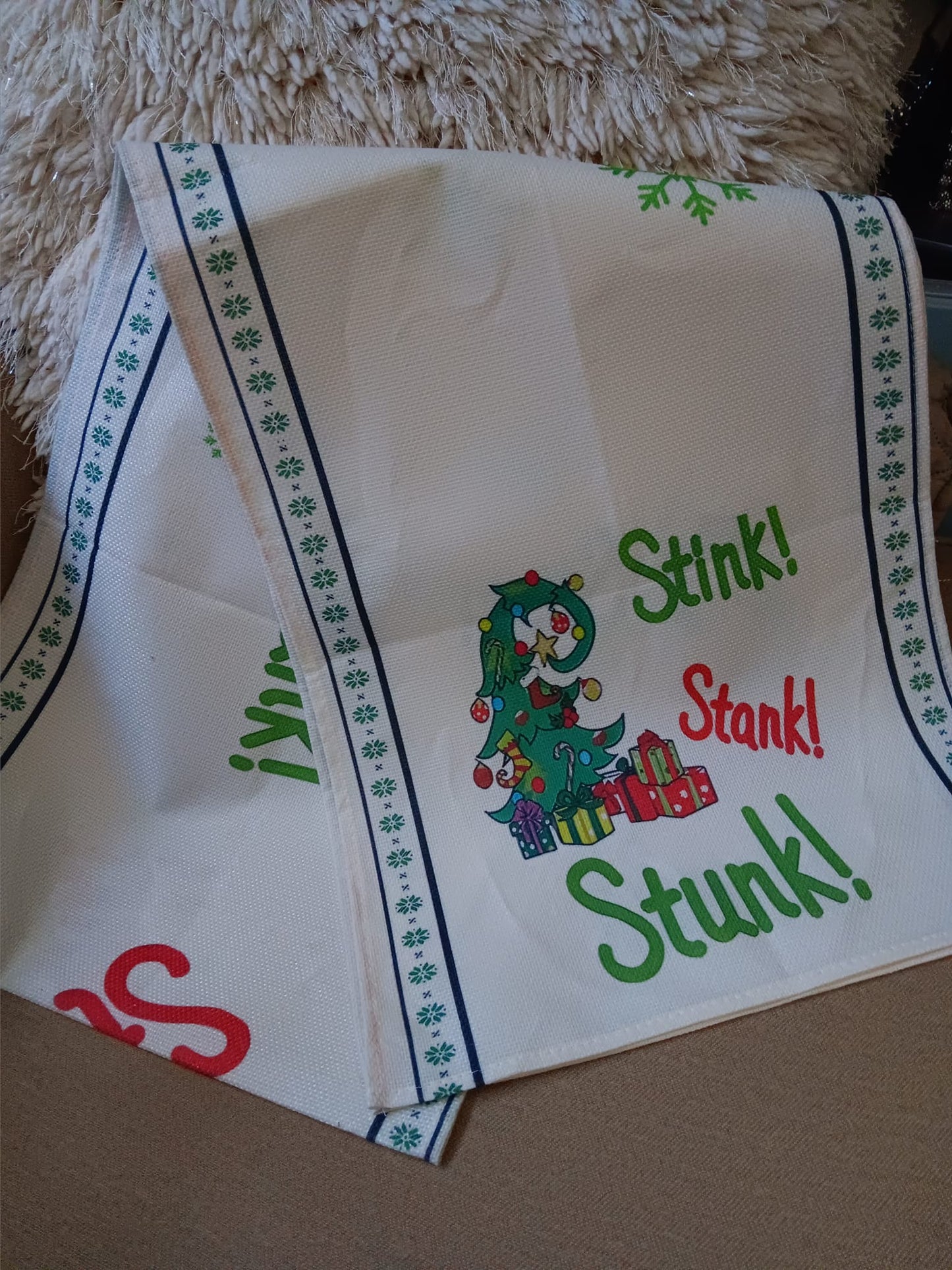 Stink Stank Stunk Table Runner