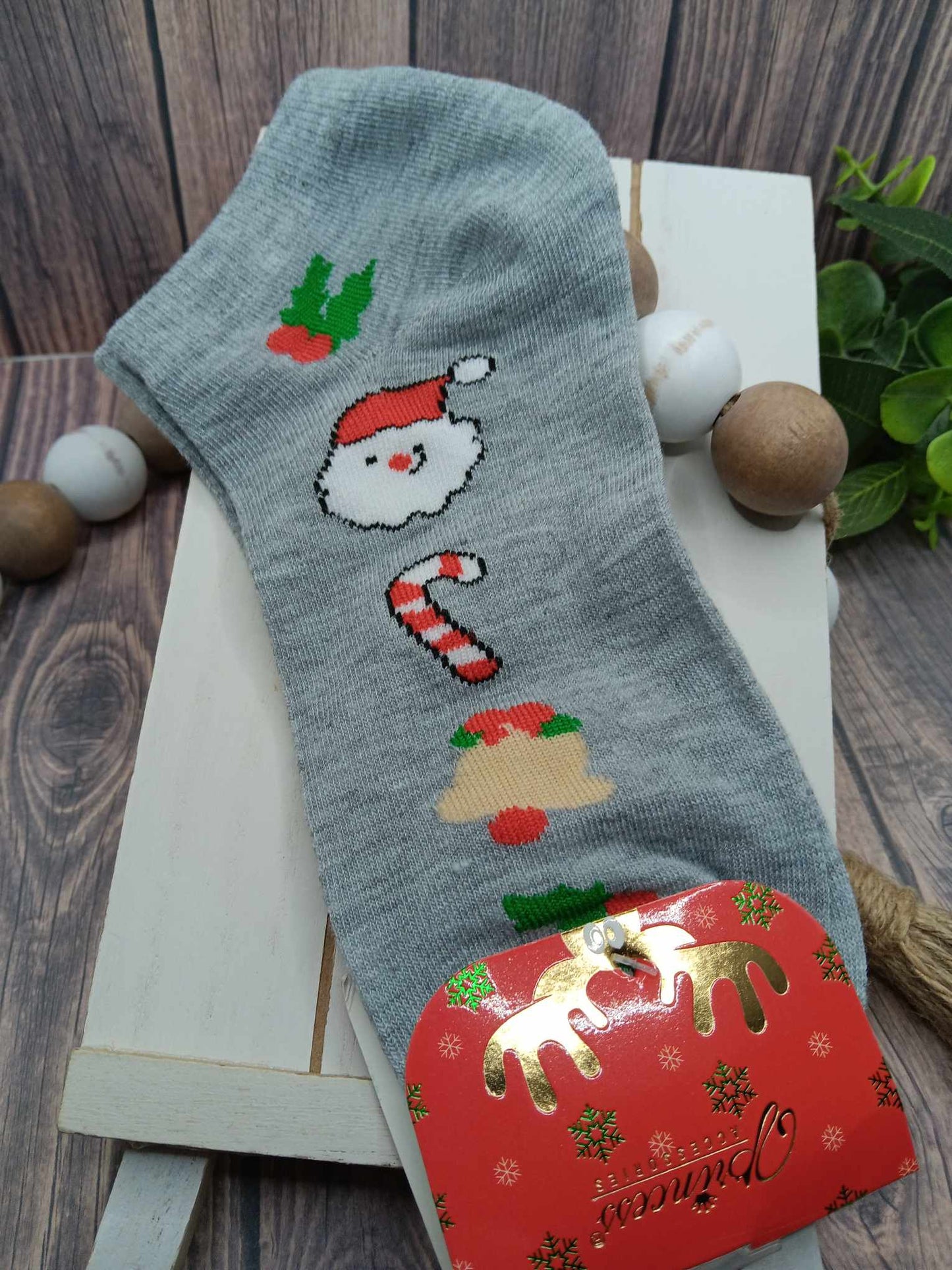 Christmas Socks - Grey