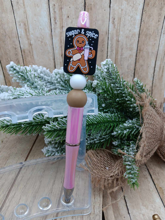 Sugar & Spice Beaded Ink Pen