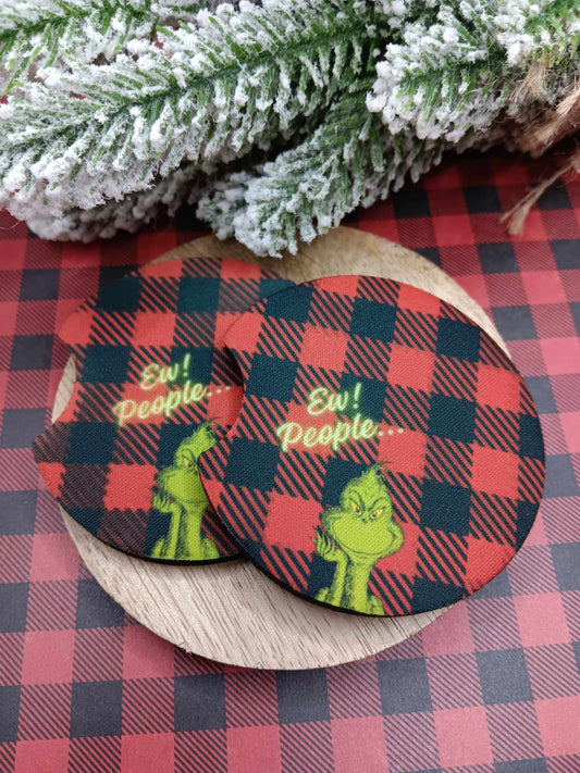 EWW People Car Coaster Set