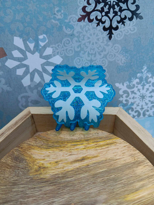 Snowflake Hair Claw Clip